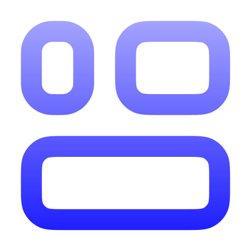그리드 Generic gradient outline icon