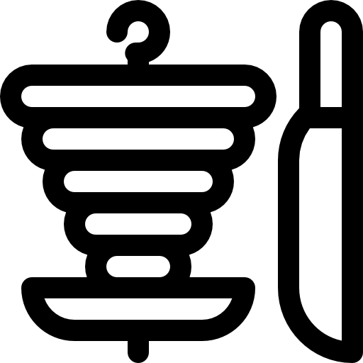 シャワルマ Basic Rounded Lineal icon