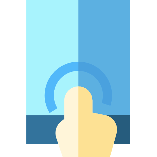 Touch screen Basic Straight Flat icon