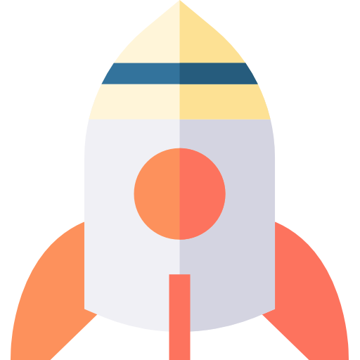 로켓 Basic Straight Flat icon