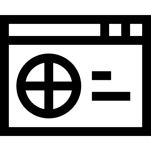 도메인 Basic Straight Lineal icon