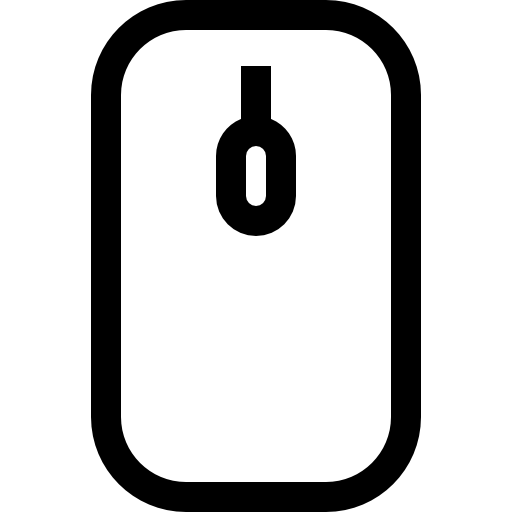 mysz Basic Straight Lineal ikona