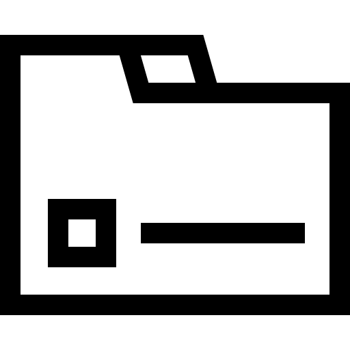 Папка Basic Straight Lineal иконка