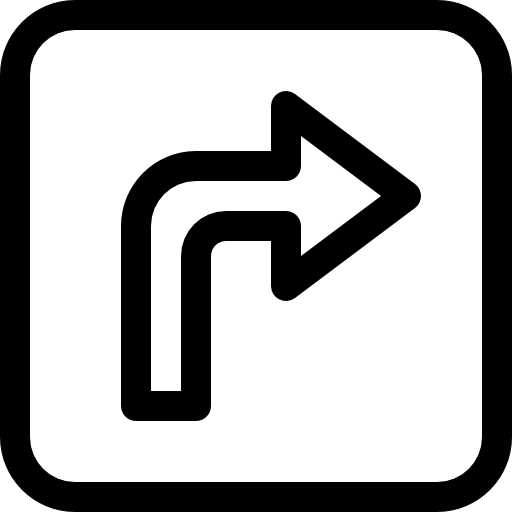 doble a la derecha Basic Rounded Lineal icono