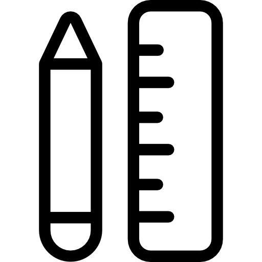 linijka Kiranshastry Lineal ikona