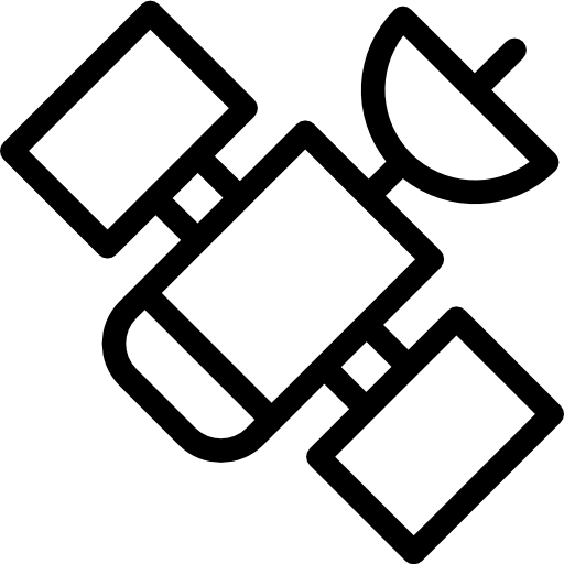 위성 Kiranshastry Lineal icon