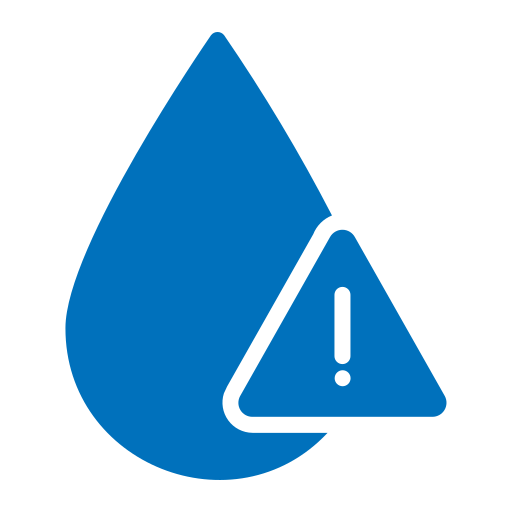 오염 된 물 Generic color fill icon