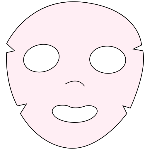 masque facial Generic color lineal-color Icône
