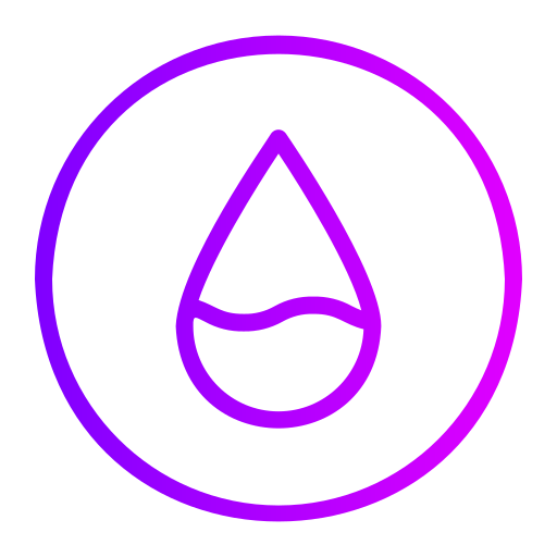 Water droplet Generic gradient outline icon