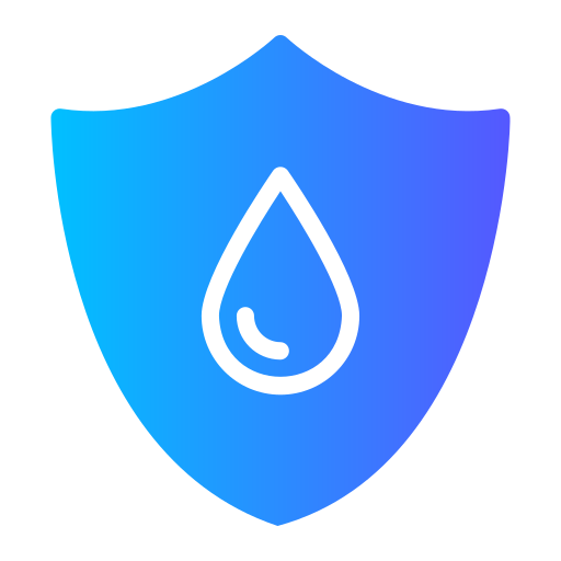 Waterproof Generic gradient fill icon