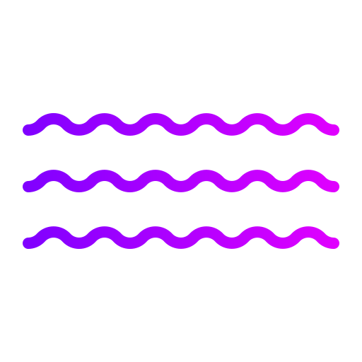 Wave Generic gradient outline icon