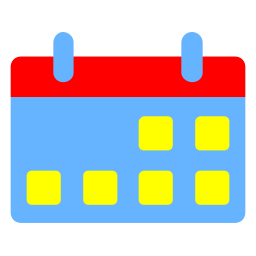 Календарь Generic color fill иконка