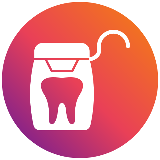 Dental floss Generic gradient fill icon