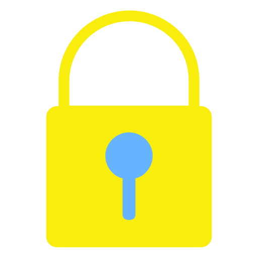 Security lock Generic color fill icon