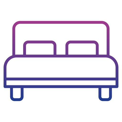 cama Generic gradient outline icono