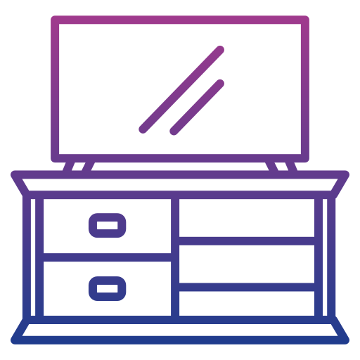 Tv stand Generic gradient outline icon