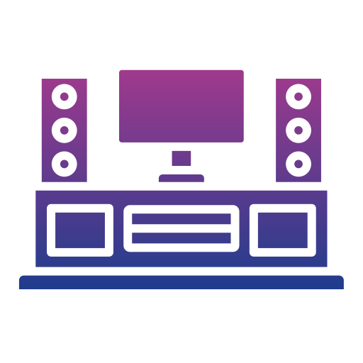 Entertainment Generic gradient fill icon