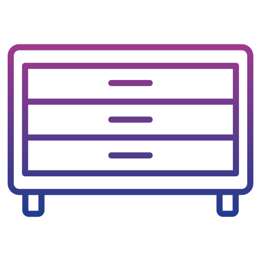 Chest drawers Generic gradient outline icon
