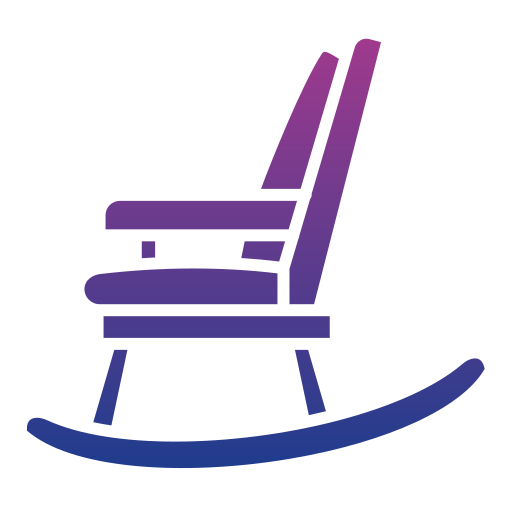 Rocking chair Generic gradient fill icon