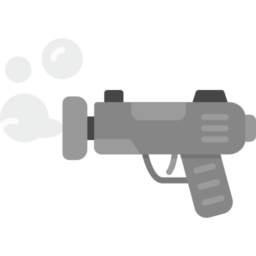 pistola de juguete Generic color fill icono