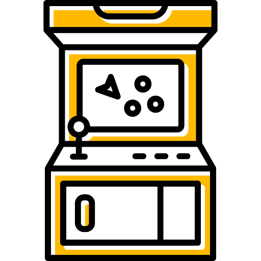 Arcade machine Generic color lineal-color icon