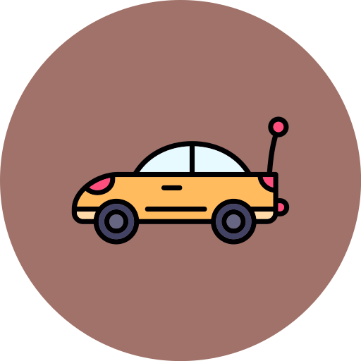 zabawka samochodowa Generic color lineal-color ikona