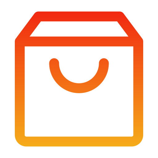 bolsa de la compra Generic gradient outline icono