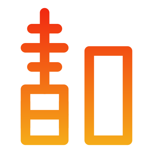 マスカラ Generic gradient outline icon