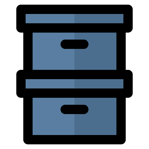 almacenamiento de archivos Generic color lineal-color icono