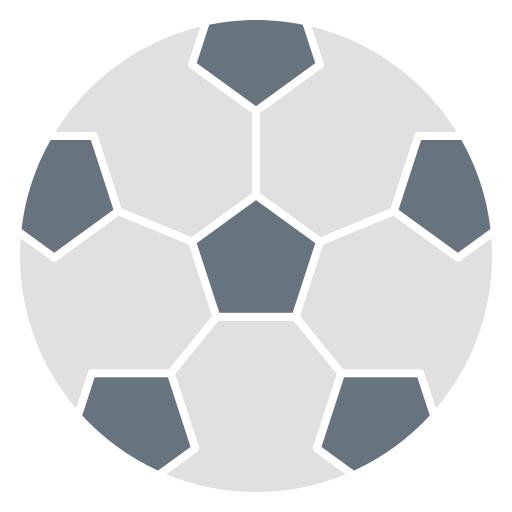 Футбольный мяч Generic color fill иконка