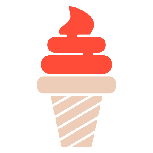 Ice cream cone Generic color fill icon