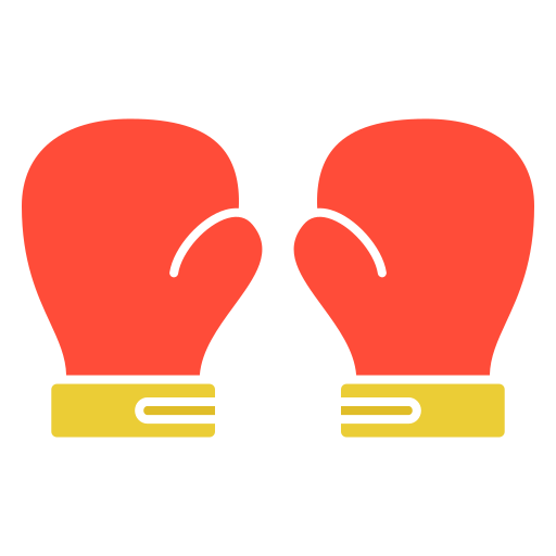 ボクシンググローブ Generic color fill icon