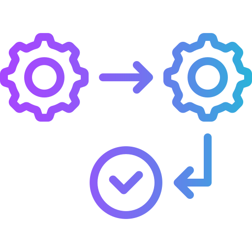 processo di lavoro Generic gradient outline icona