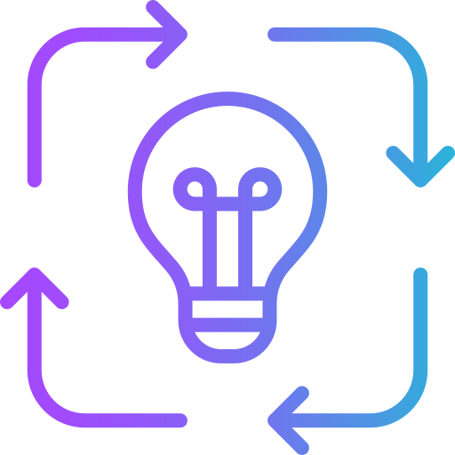 Creative process Generic gradient outline icon