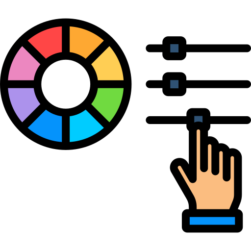 regolazione del colore Generic color lineal-color icona