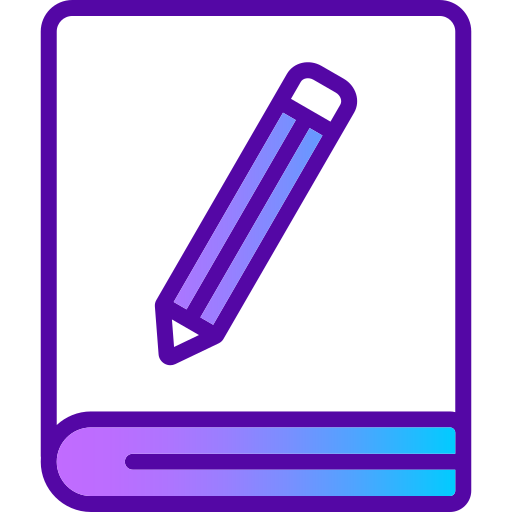 スケッチブック Generic gradient lineal-color icon