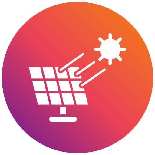 Solar panel Generic gradient fill icon