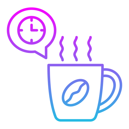 Coffee time Generic gradient outline icon