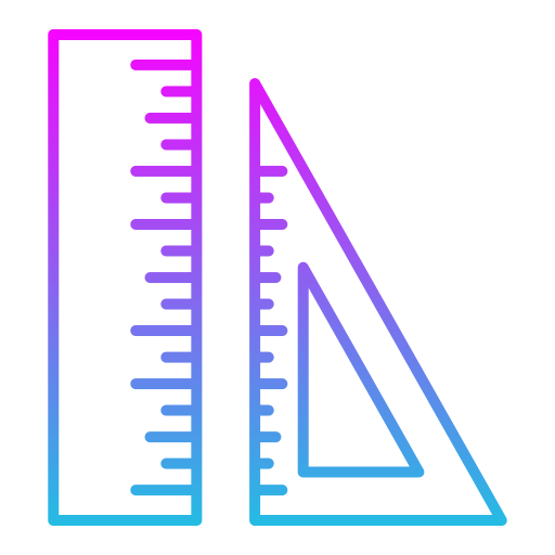 定規 Generic gradient outline icon