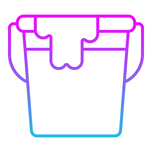 Paint bucket Generic gradient outline icon