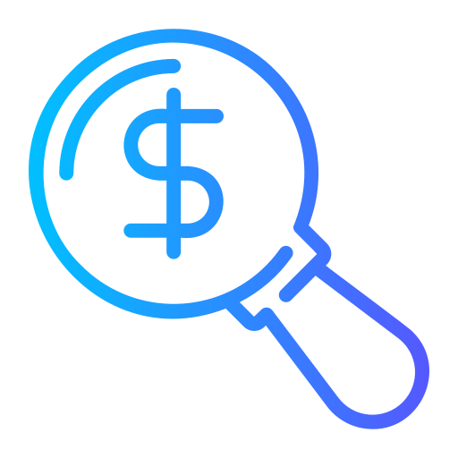Paid search Generic gradient outline icon