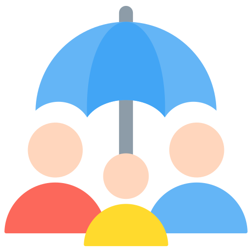 Family insurance Generic color fill icon