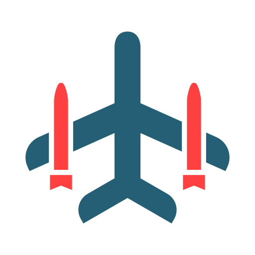 ジェット機 Generic color fill icon