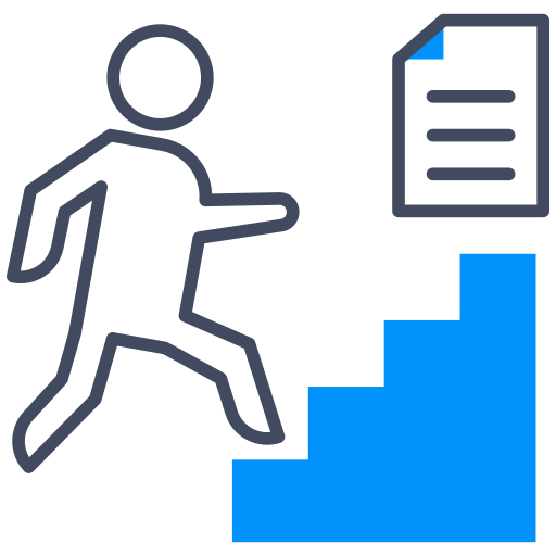 Career ladder Generic color lineal-color icon