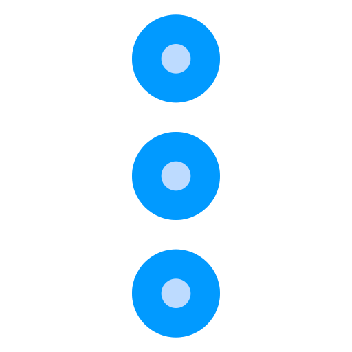 tres puntos Generic color lineal-color icono