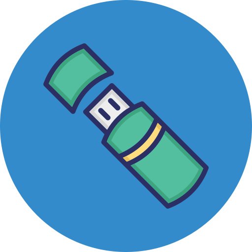 datenstick Generic color lineal-color icon