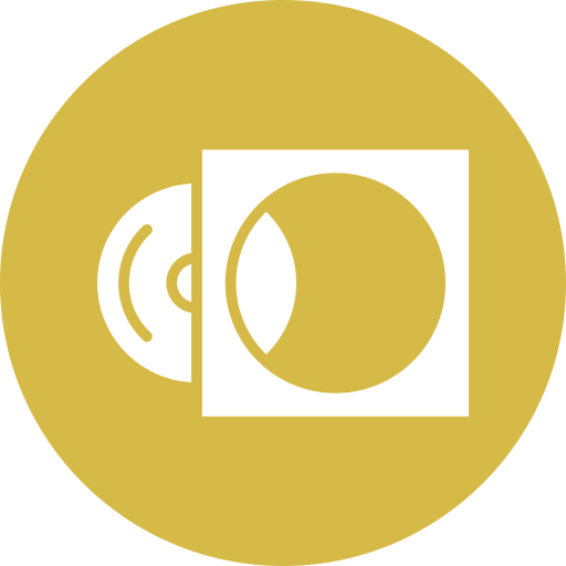 のcd-rom Generic color fill icon