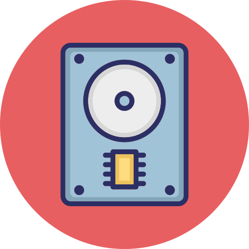 Disk drive Generic color lineal-color icon
