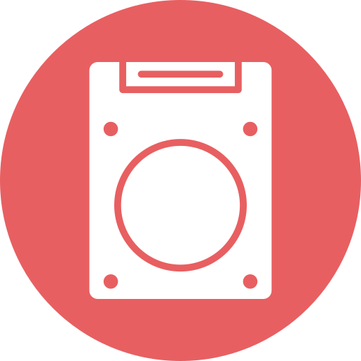 Disk drive Generic color fill icon