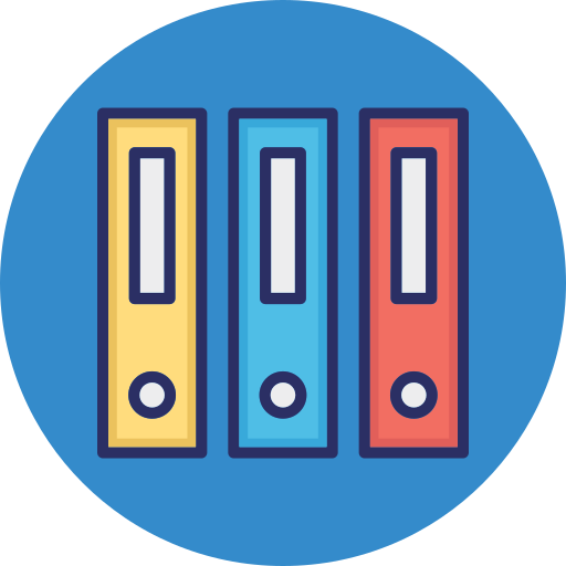 Files rack Generic color lineal-color icon